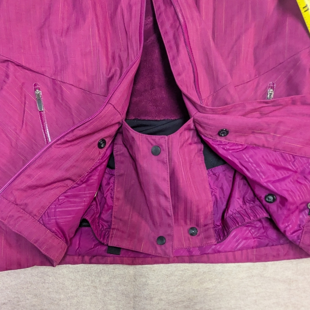 Columbia Titanium Women's Med Berry Pink Winter Jacket Coat Waterproof Details!! - Picture 14 of 16